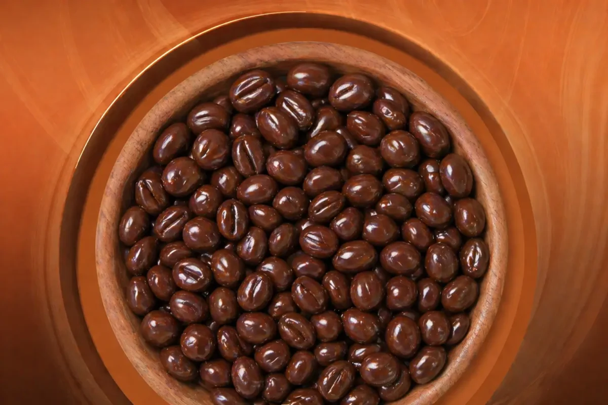 حبوب قهوة شكولاته